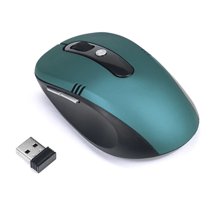 

Best Price 2.4GHz gaming mouse Wireless Mouse USB Optical Scroll Mice for Tablet Laptop Computer Luxury