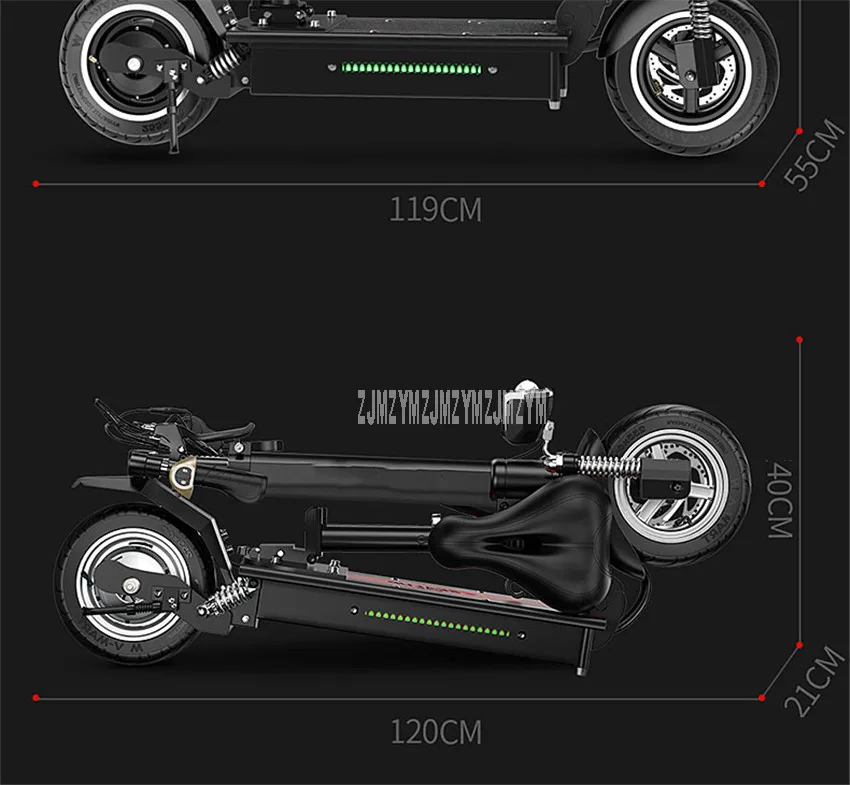 Взрослый Электрический велосипед электрические скутеры 18650 литиевая батарея 400 Вт 36 В электрический скутер с сиденьем для взрослых