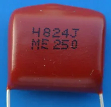 Entrega gratuita. Película de poliéster metalizada capacitor 250 v tipo CL21 824 j 0.82 uF