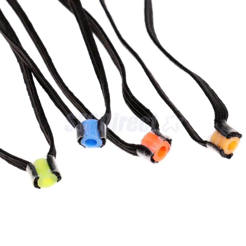 

12Pcs MagiDeal Nylon Elastic Tippet Spool Tenders With Elasticity Tippet Rings Fly Fishing Accessories Tools 8.2cm Black
