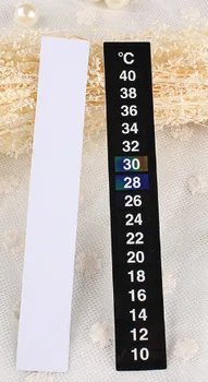 

10 - 40 C degree Homebrew Sticker Thermometer Dual Scale Liquid Crystal Thermometer, Professional Homebrew Thermometer,