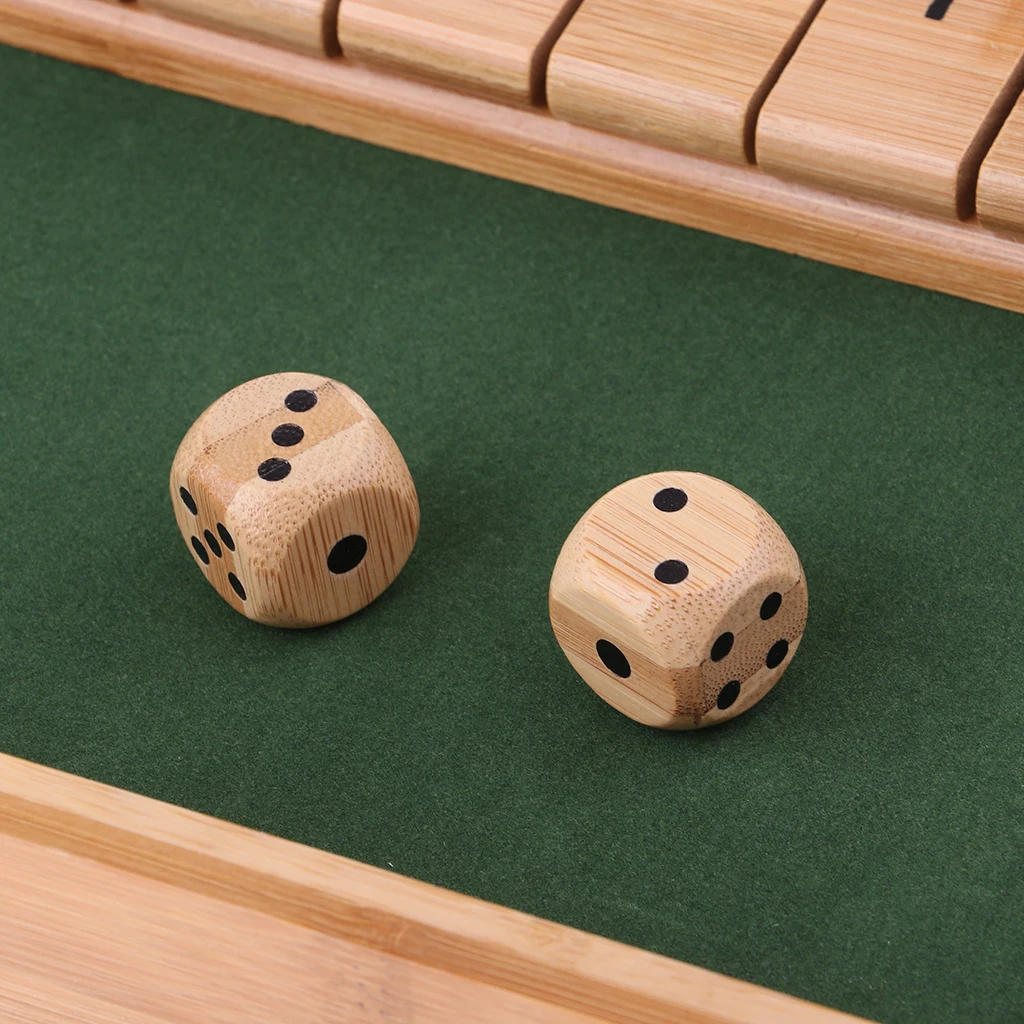 Wooden Table Board Shot the Box 1-12 Number Game Kit Kids Education Toy Adults Entertainment KTV Club Drinking Games Prop