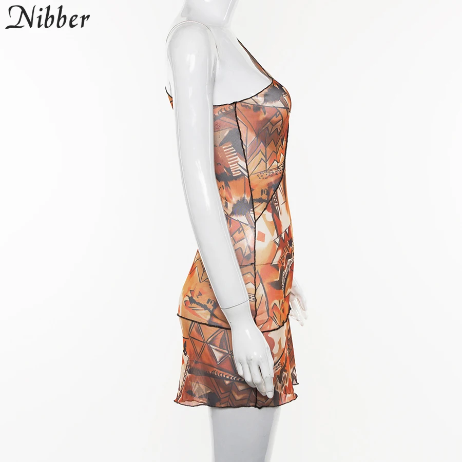 Летнее женское сексуальное разноцветное мини-платье на одно плечо Nibber2019, новое модное Клубное платье с принтом, вечерние платья для танцев, отдыха, отдыха, мини-платье