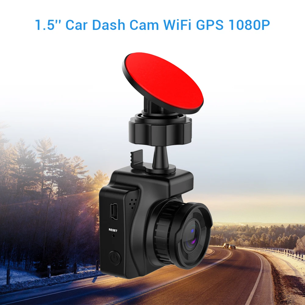 

Car dvr GPS WIFI Novatek 96658 Dashcam Full HD 1080P Car Camera 1.5 IPS Screen Car dvrs Dash cam Night Vision