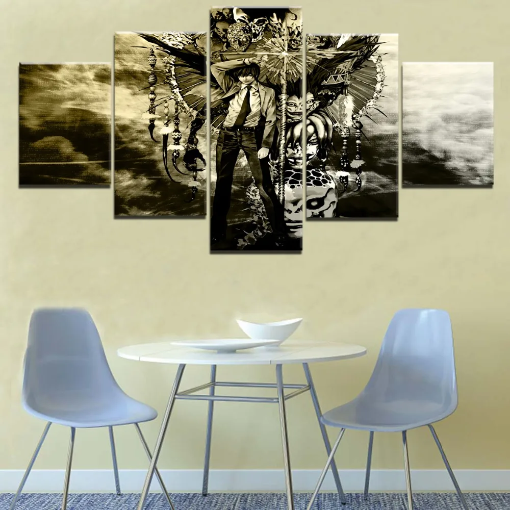 Modern Printed Anime Poster Wall Art Decor Framework 5