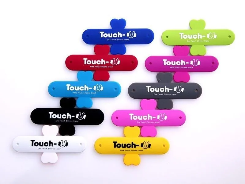 

Cool Gadgets Silicone Stand Phone Holder Mount Touch U for iphone 4 4s 5 5s 5c 6 6s plus for Sony Xperia L36H xl39h