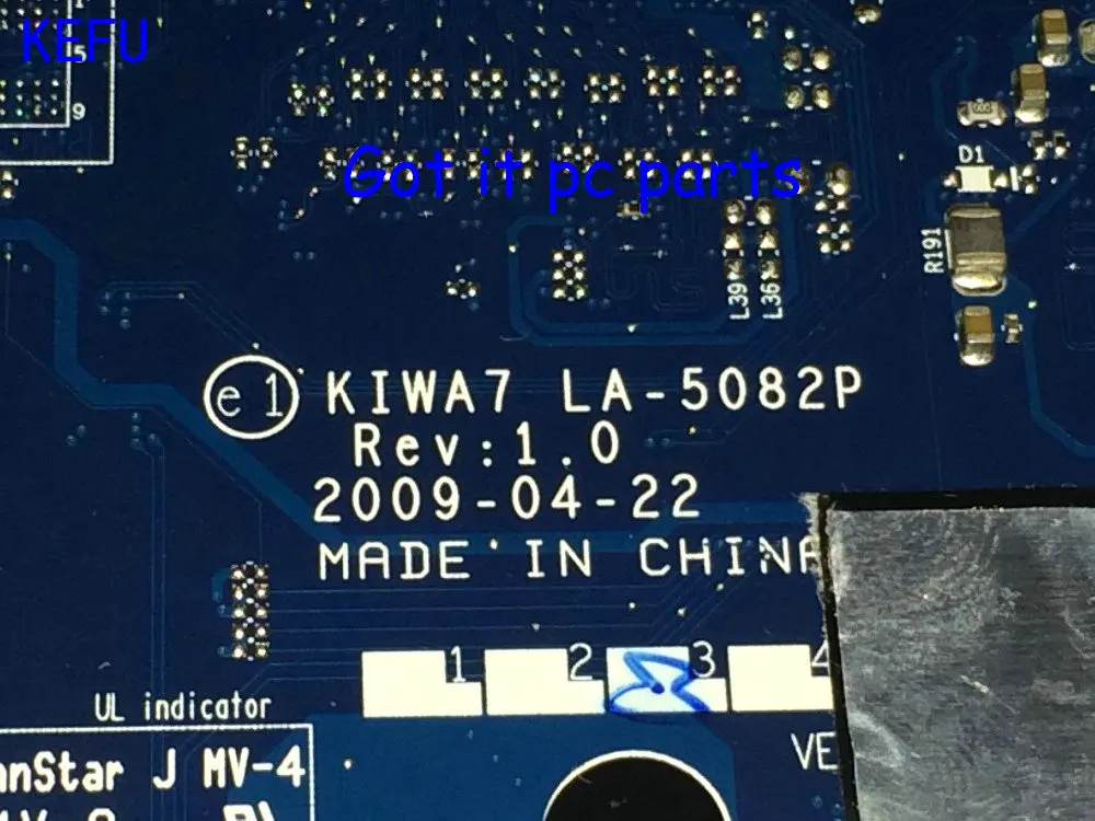 KEFU HOT IN RUSSIA UKRAINE New Free Shipping Laptop motherboard KIWA7 LA 5082P REV 1