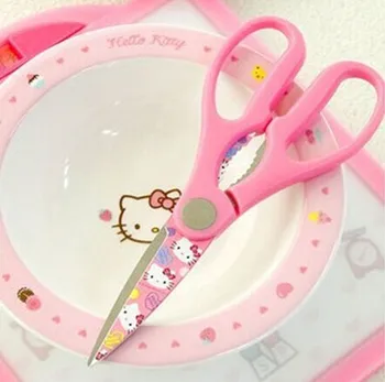 

Scissors House Use Knife Paper Cut Stainless Steel Lovely Pink Packing Scissors