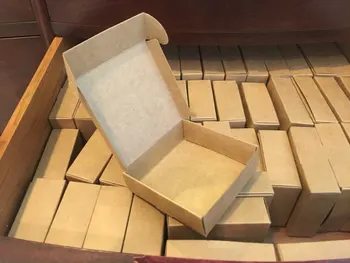 

Kraft paper Thick Custom kraft cardboard box gift packaging box carton brown paper small box
