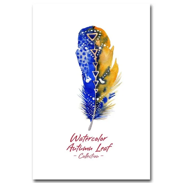 Autumn-Yellow-Red-Leaves-Canvas-Poster-Watercolor-Plant-Nordic-Art-Canvas-Painting-Wall-Picture-Print-Home.jpg_640x640