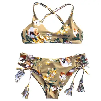 

JAYCOSIN 2018 Women Casual Fashion Ladies Bandage Bra Set Push-up Padded Bra Bathing Suit Swimsuit dropship m13