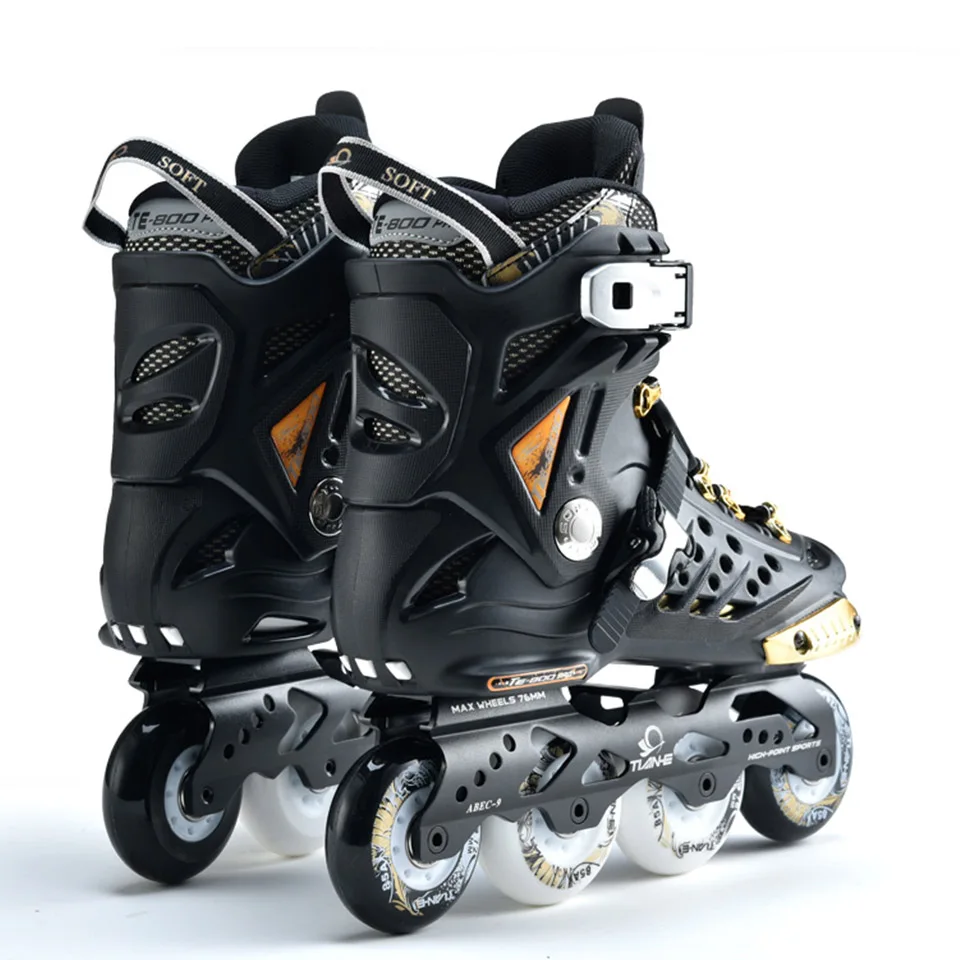 Japy تزلج كركديه RS6 حذاء تزلج بعجلات المهنية سباق التعرج حذاء تزلج بعجلات الأسطوانة شحن أحذية التزلج انزلاق Patines