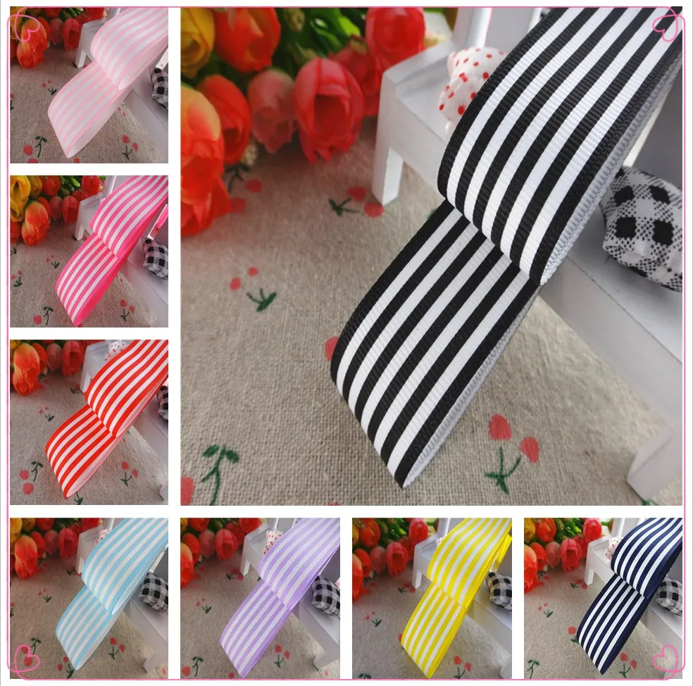 50 ярдов 1 '✥ мм полосы печатных grosgrain ленты мультфильм лента ручной работы