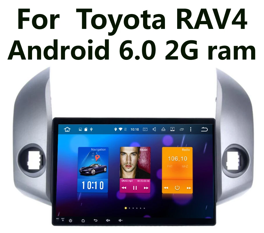 2 Din Android car stereo radio for TOYOTA RAV4 RAV 4 2006 2012 head unit car