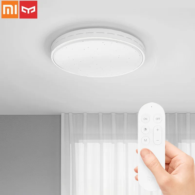 

Yeelight Round Smart LED Ceiling Light APP Bluetooth Remote Control Ultra-thin Multifunctional Intelligent Ceiling Lamp