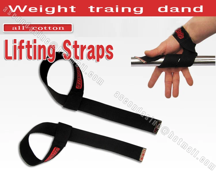 Cotton Weight Lifting Straps Hand Wrist Bar Support Strap Power Lifting
