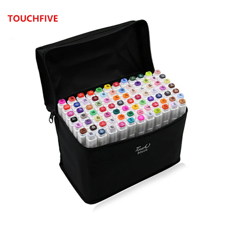 TOUCHFIVE 30/40/60/80/168 цветов арт Марк двухголовый художественный эскиз художника