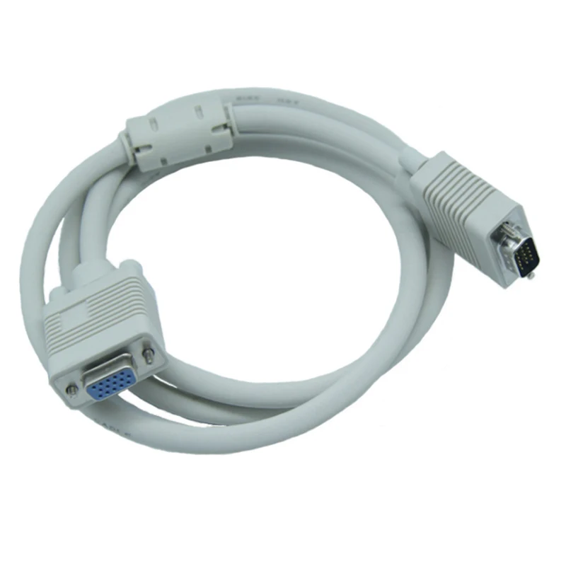 

Computer Monitor VGA Extension Cable VGA Cable HD 15 Pin Male to Male VGA Cable full Copper conductor for Laptop PC HDTV TV BOX