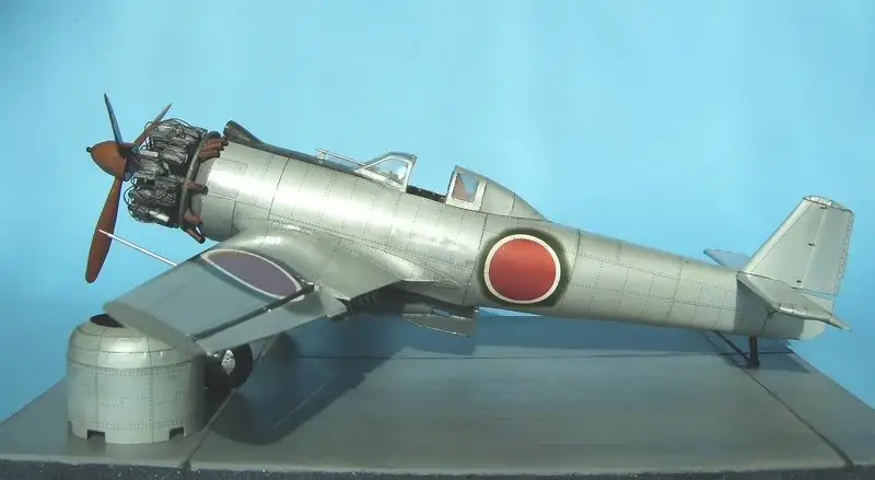 1:33 DIY Бумажная модель японский камикадзе самолет Nakajima Ki-115 ''Tsurugi'' WW II мальчик подарок бумага ремесло 3D головоломка