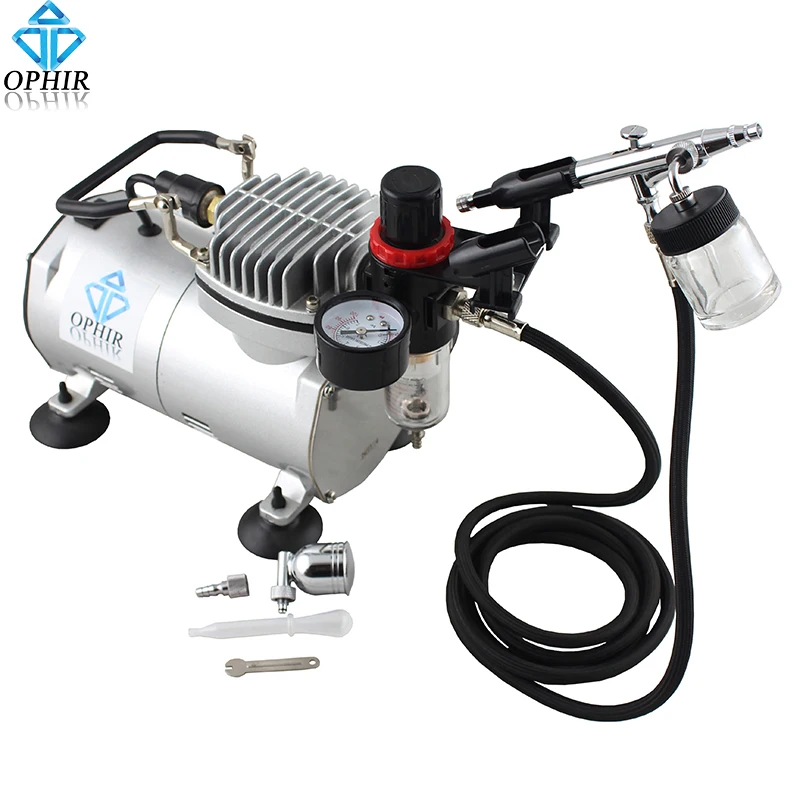 Kopen Goedkoop OPHIR Pro Dual Action Airbrush Kit Met Compressor