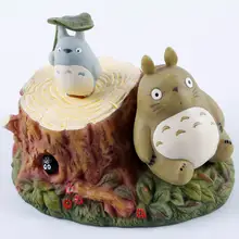 Hayao miyazaki серии с изображением героя мультфильма «Мой сосед Тоторо сидеть пень музыкальная шкатулка