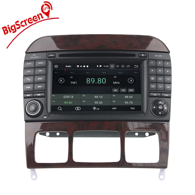 Excellent 2 Din Android 8.0 RAM 4GB+32GB 8 Core Car Radio GPS Navi For Mercedes Benz S-Class W220 S280 S320 S350 Radio Wifi DAB+BT stereo 6