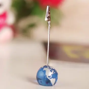 

New and Hot Blue Earth Type Mini Memo Holder Paper Note Clip