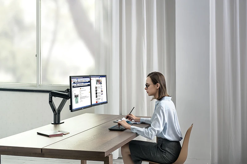 Hyvarwey-suporte para mesa, suporte com dois braços,