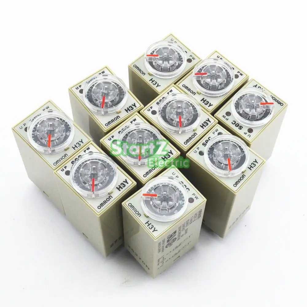 

10Pcs H3Y-2 DC 24V Delay Timer Time Relay 0 - 10 SEC