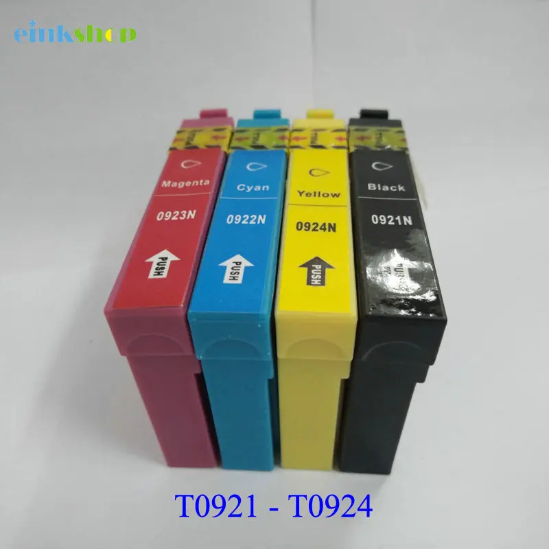 1Set T0921 T0924 92n Ink Cartridge For Epson Stylus CX4300 TX117 T26 T27 TX106 TX119 TX109 C91 ...