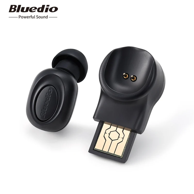 

Bluedio T Talking Mini Wireless Sports Earphone Bluetooth 5.0 In-Ear Earbud Built-In Microphone With Voice Control Nice Bass