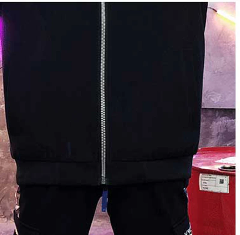 Patchwork Oversize Windbreaker Pullover Jackets Male Coats Vintage Varsity Jacket   (17)