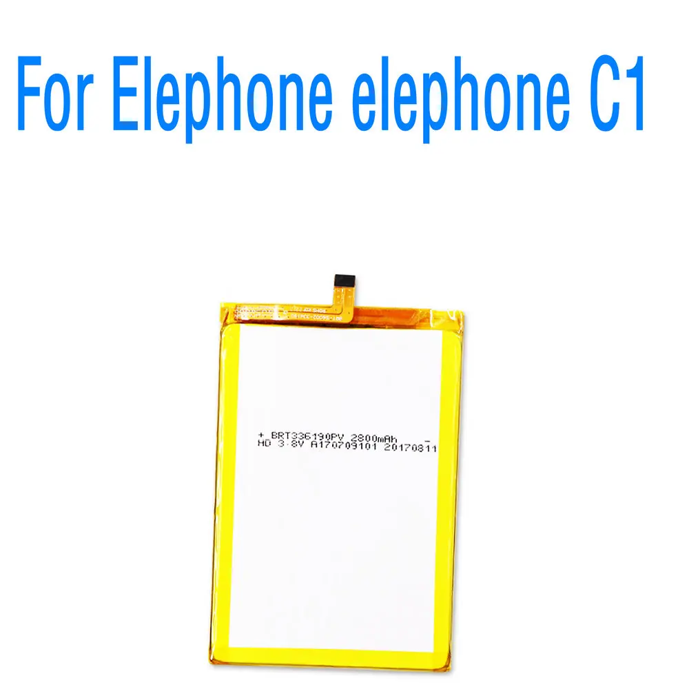 

2800mAh Built-in Li-ion High quality Replacement Battery For Elephone c1 max Smartphone welding
