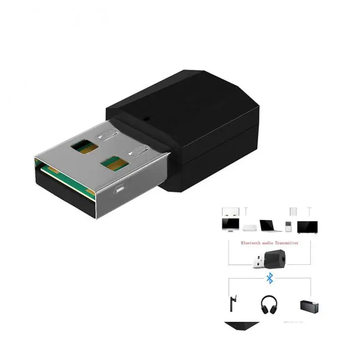 USB Bluetooth 4,2 стерео аудио передатчик адаптер для ТВ ПК динамик наушников DJA99