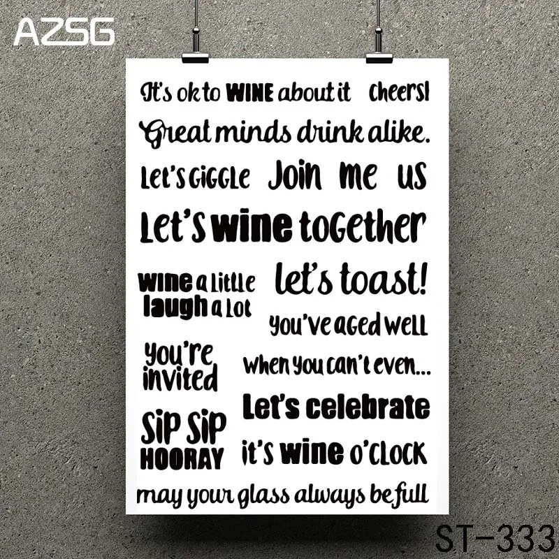 

Celebration language greeting card Clear Stamps/seal for DIY Scrapbooking/Card Making/Photo Album Decoration Supplies