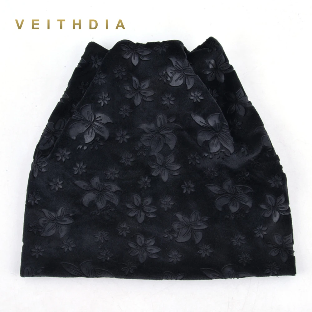 Осенне зимние женские облегающие шапки VEITHDIA шапка с кошачьими ушками теплые