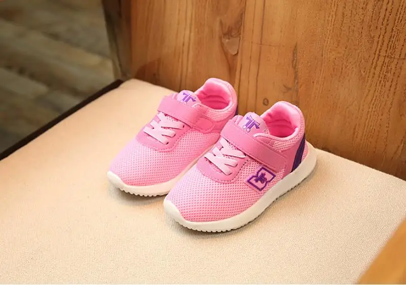 SKHEK Children Sport Shoes Autumn Spring New Fashion Breathable Kids Boys Air Mesh Shoes Girls Anti-Slippery Sneakers Baby Shoe