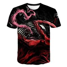 2019 New Venom Summer T-shirt Avengers Venom Printed Man T-shirt Short Sleeve Spider-Man Men's Fitness Casual Comic Tops spider man фигурка с аксессуарами venom