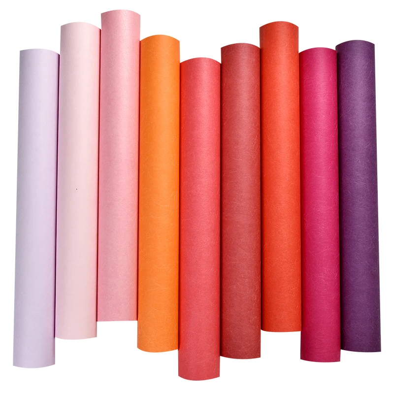 Modern Pink Purple Red Series Plain Silk Wall Papers Home Decor Dual Layer Dyeing Solid Color Wall Covering Wallpaper for Walls eryone dual color silk pla filament for 3d printers 1 75mm tolerance 0 03mm 1kg 2 2lbs spool gold and copper