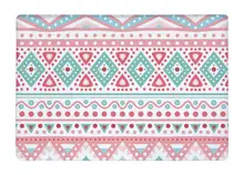 Floor Mat Aztec Tribal ethnic seamless Geometric stripe Print Non-slip Rugs Carpets alfombra For Indoor Outdoor living kids room