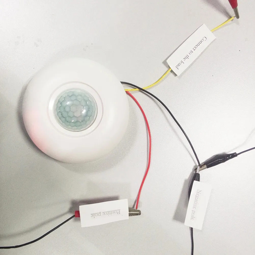 Auto High quality 12V 110V 220V Ceiling motion sensor switch 360 degree pir infrared light switch 2pcs