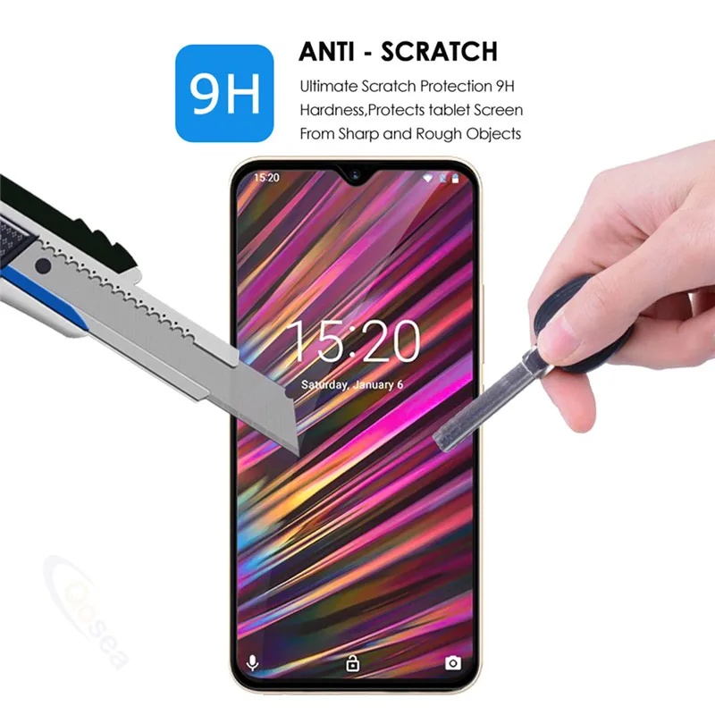Qosea для UmiDigi F1 Экран взрывоустойчивый Защитный Ультра-тонкий телефон спереди полный плёнки для UmiDigi F1 защитное закаленное Стекло