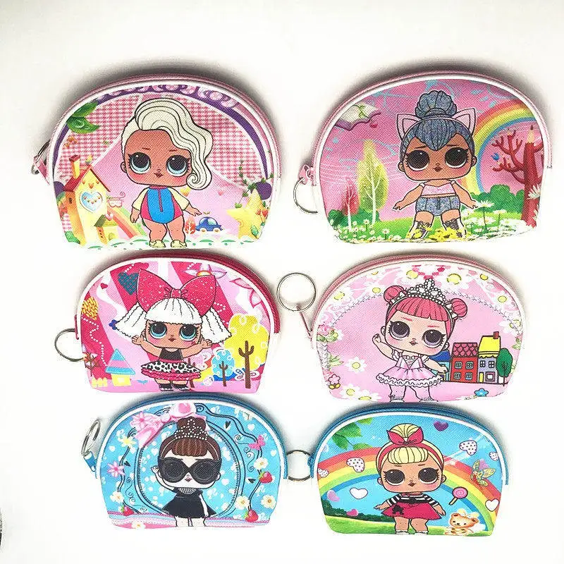 1pcs random Disney кошелек для монет свежий мини сумка для хранения Творческий мультфильм Микки Маус Минни чехол для ключей дамы кошелек ЦУМ - Цвет: 1pcs random