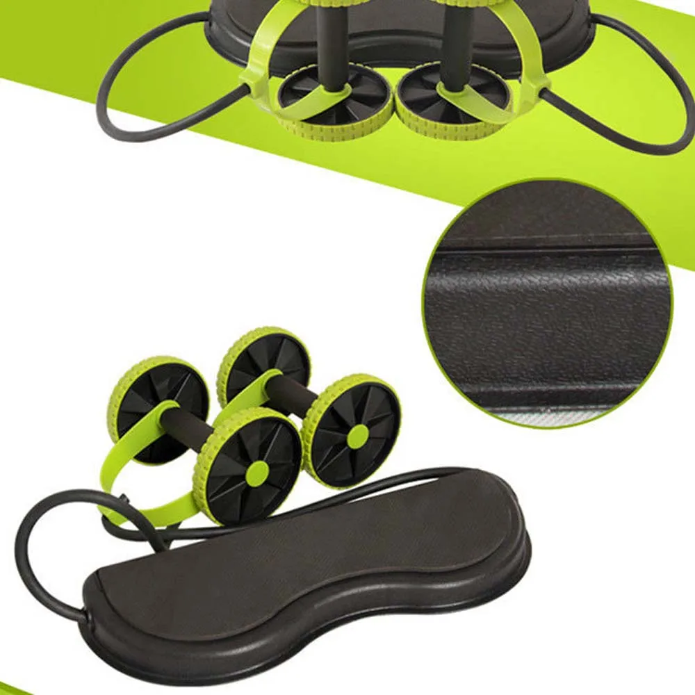 

Household AB Wheels Roller Stretch Elastic Resistance Pull Rope Tool Abdominal Roller for Abdominal Muscle Trainer Exercise