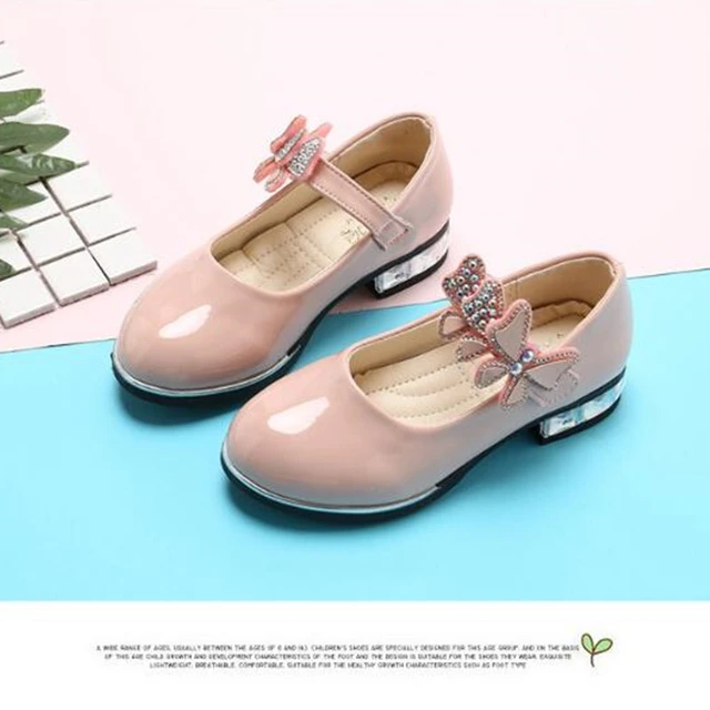 Zapatos de primavera y otoño para niña, zapatos de vestir con flores niña de 3, 4, 5, 6, 7, 8, 9, 10, 11, años, rosa, azul y blanco, 2019 _ - AliExpress Mobile
