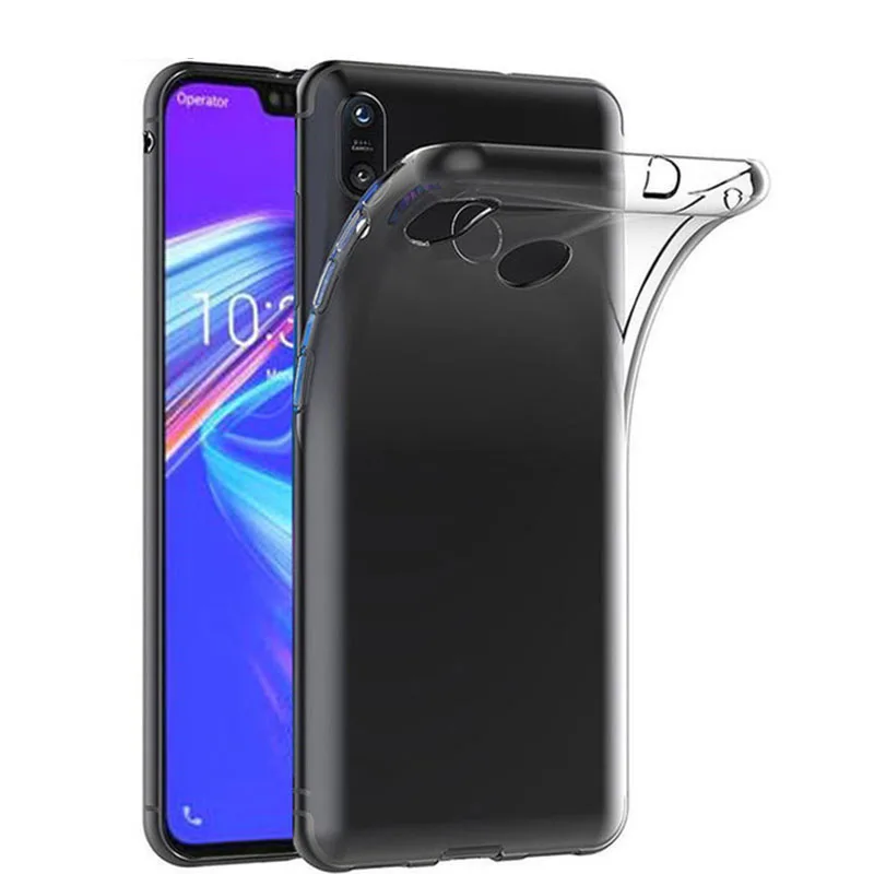 Прозрачный чехол для ASUS Zenfone Max M2 ZB633KL M1 ZB601KL ZB602KL мягкие чехлы телефонов из