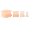 2PCS Skin Silicone Ear Plugs Tunnels Piercings Flexible Earring Gauges Ear Stretchers Silicone Tunnels Expanders Body Jewelry ► Photo 3/6