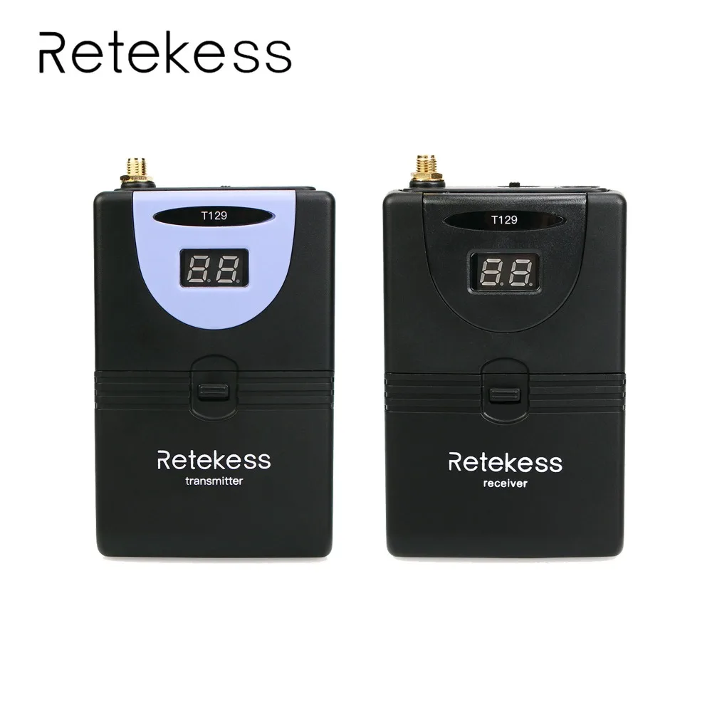 

RETEKESS TP-WIRELESS 2.4GHz Digital Wireless Tour Guide System Teach Train Visit Tourism with Headset Microphone and Earpiece