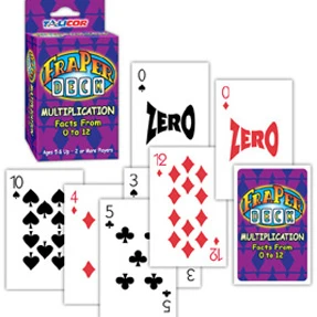 Talicor 6910 Fraperdeck Multiplication Math Game (1)