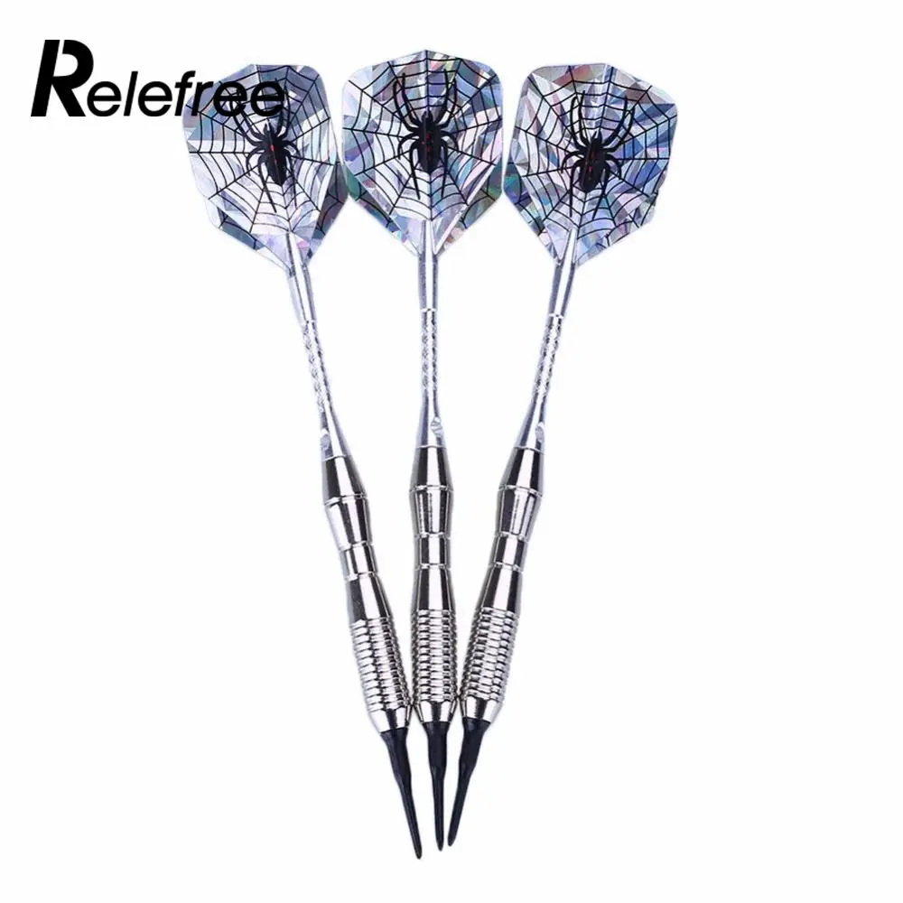 relefree 3Pcs Steel Tip Electronic Darts 18g Shafts Nice Flight Harrow